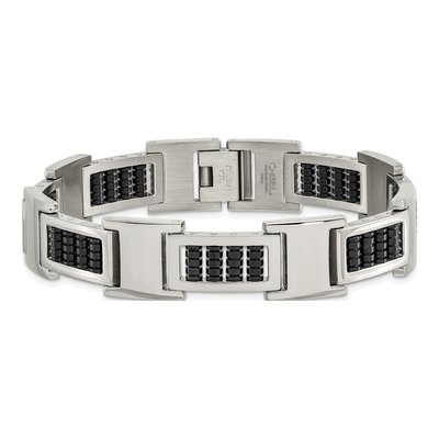 Black Stainless Steel Black Bracelet – view 4