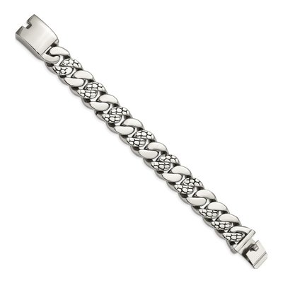 Stainless Steel Curb Bracelet – view 4