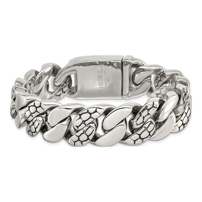 Stainless Steel Curb Bracelet – view 5