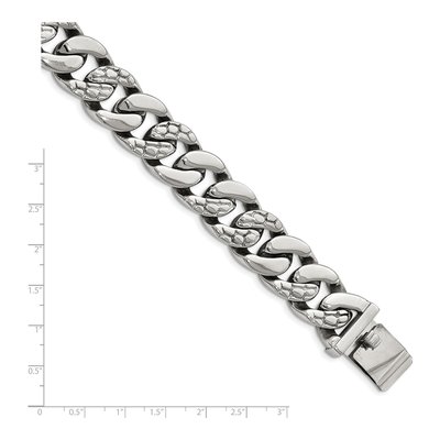 Stainless Steel Curb Bracelet – view 6
