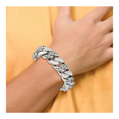 Stainless Steel Curb Bracelet – view 7