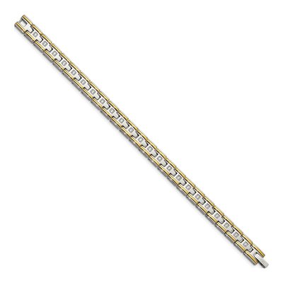 Stainless Steel CZ IP Bracelet – view 4