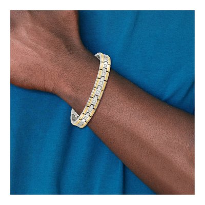 Stainless Steel CZ IP Bracelet – view 7