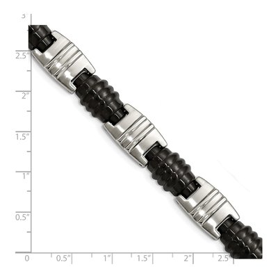 Black Stainless Steel Black Bracelet – view 5