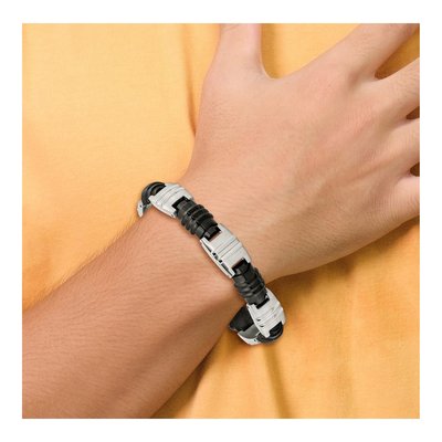 Black Stainless Steel Black Bracelet – view 6