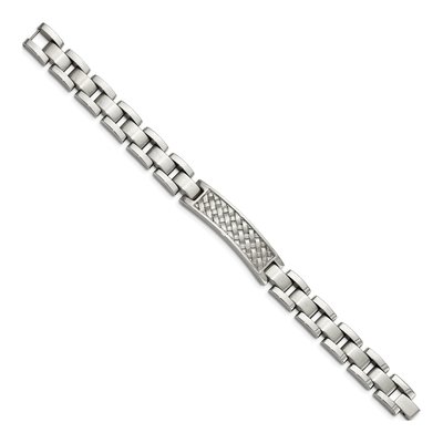 Stainless Steel Weaved ID Bracelet – view 3