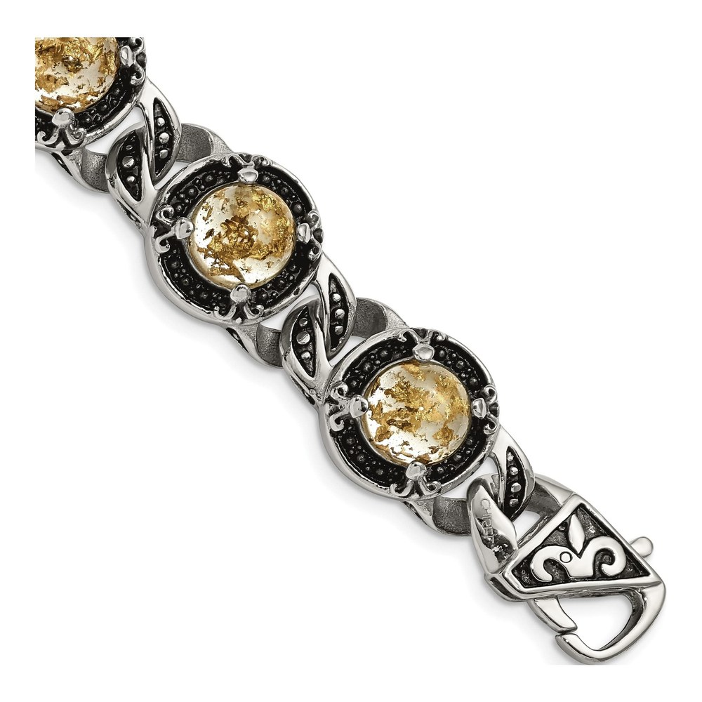 Men's Stainless Steel Link Bracelet