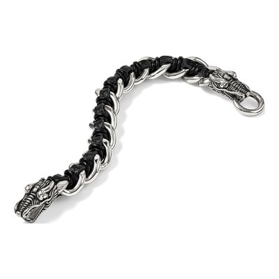 Stainless Steel Dragon Curb Bracelet – view 8