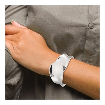 Stainless Steel Hinged Bangle Bracelet – view 5