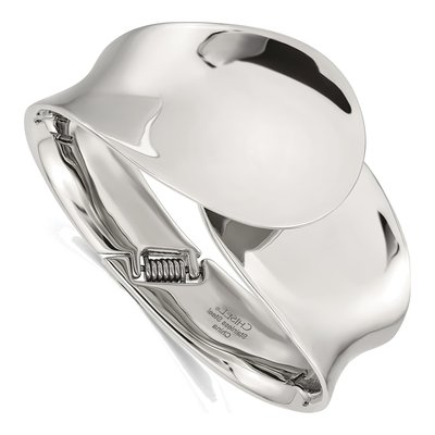 Stainless Steel Hinged Bangle Bracelet