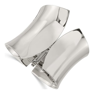 Stainless Steel Hinged Bangle Bracelet