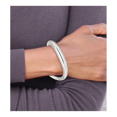 Stainless Steel Curved Cuff Bracelet – view 5