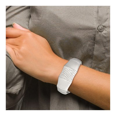 Stainless Steel Hinged Bangle Bracelet – view 5