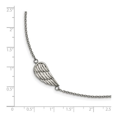 Stainless Steel Angel Wing Bracelet – view 6