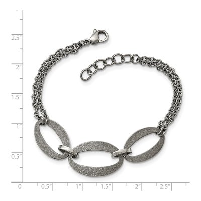 Stainless Steel Laser-Cut Bracelet – view 5
