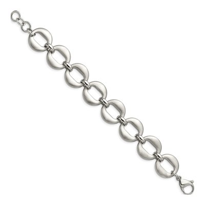 Stainless Steel Open Link Bracelet – view 4