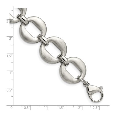 Stainless Steel Open Link Bracelet – view 6