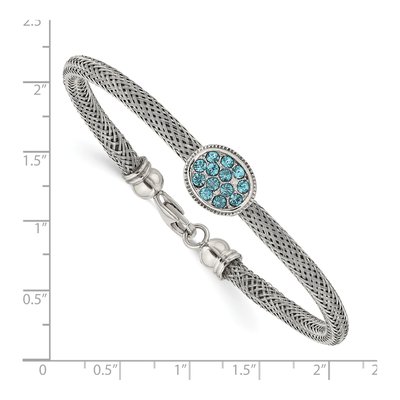 Stainless Steel Crystal Bracelet – view 4
