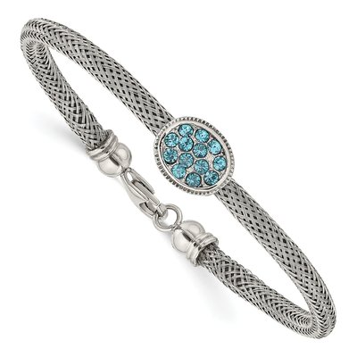 Stainless Steel Crystal Bracelet