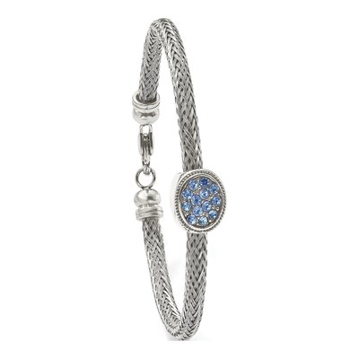 Stainless Steel Crystal Bracelet – view 6