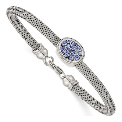 Stainless Steel Crystal Bracelet