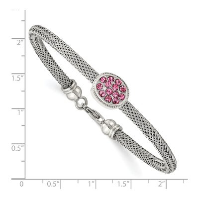Stainless Steel Crystal Bracelet – view 4