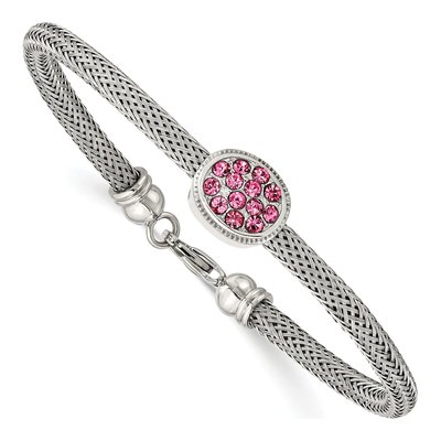 Stainless Steel Crystal Bracelet