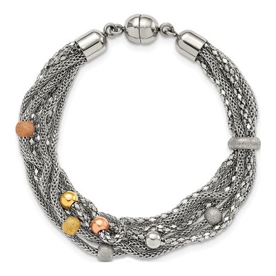 Stainless Steel IP Mesh Bracelet – view 4