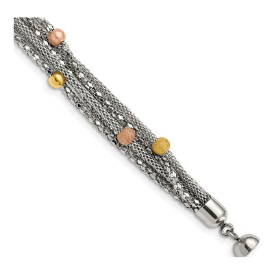 Stainless Steel IP Mesh Bracelet