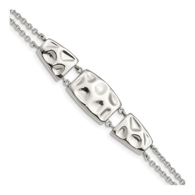 Stainless Steel Textured Bracelet