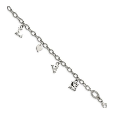 Stainless Steel LOVE Bracelet – view 3