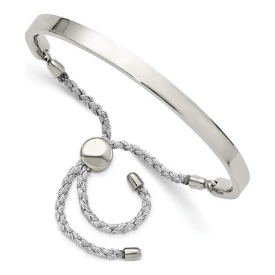 Stainless Steel Bar Bangle Bracelet