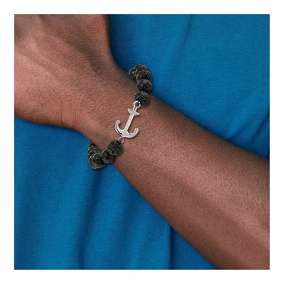 Stainless Steel Lava Bracelet – view 3