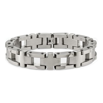 Stainless Steel Cross Link Bracelet – view 4