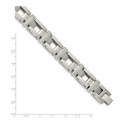 Stainless Steel Cross Link Bracelet – view 5