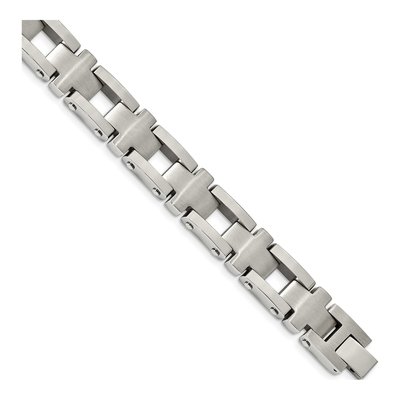 Stainless Steel Cross Link Bracelet