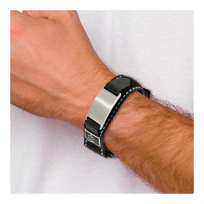 Stainless Steel Medical ID Bracelet – view 4