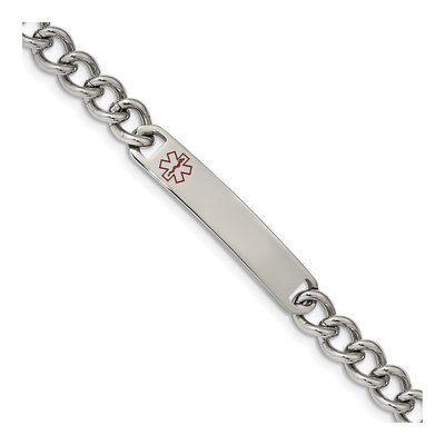Stainless Steel Medical ID Curb Bracelet