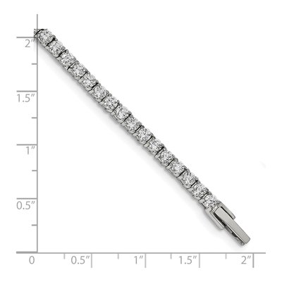 Stainless Steel CZ Tennis Bracelet – view 4