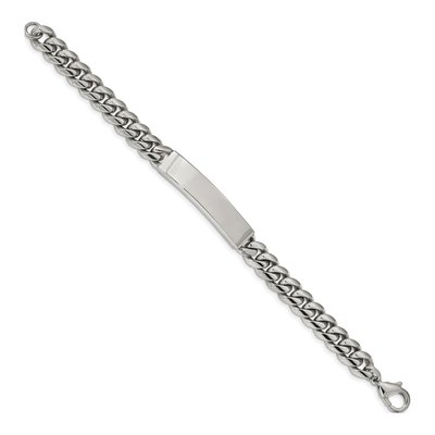 Stainless Steel Curb ID Bracelet – view 4