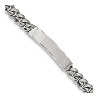 Stainless Steel Curb ID Bracelet