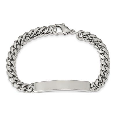 Stainless Steel Curb ID Bracelet – view 3