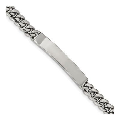 Stainless Steel Curb ID Bracelet