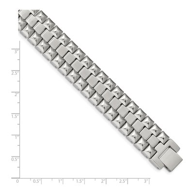 Stainless Steel Heavy Link Bracelet – view 4