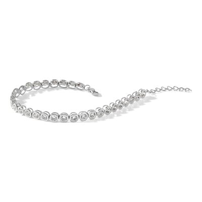Stainless Steel CZ Link Bracelet – view 8