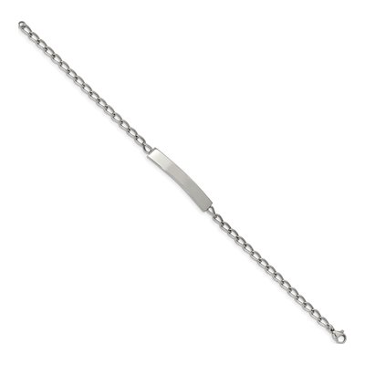 Stainless Steel Curb ID Bracelet – view 4