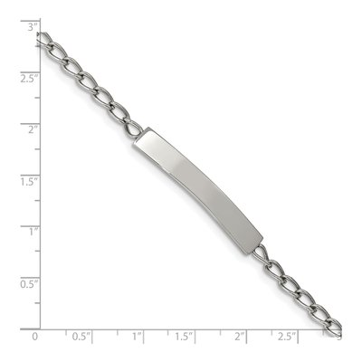 Stainless Steel Curb ID Bracelet – view 5