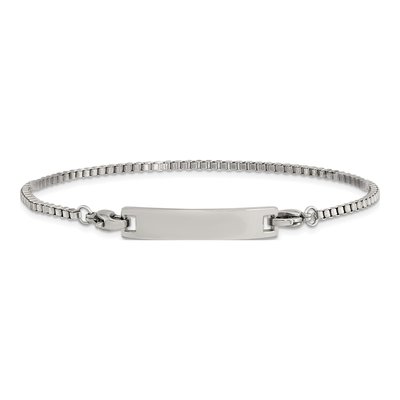 Stainless Steel Box ID Bracelet – view 4