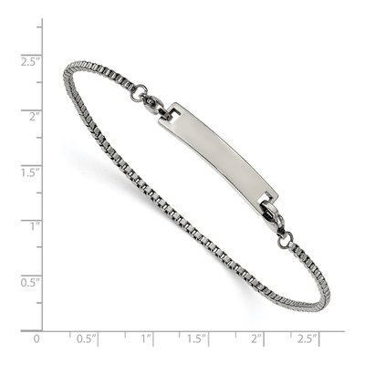 Stainless Steel Box ID Bracelet – view 5