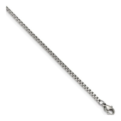 Stainless Steel Box ID Bracelet